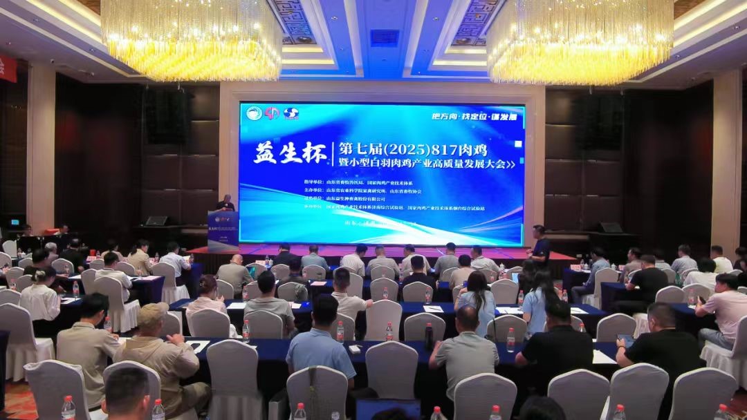 【会议】优德88杯--第七届（2025）817肉鸡暨幼型白羽肉鸡产业高质量发展大会在济南成功进行